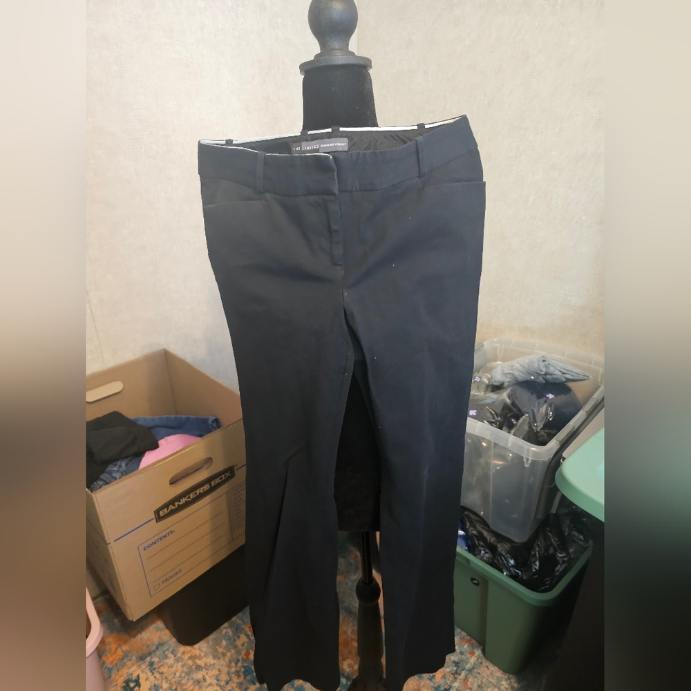 The Limited Signature Stretch Black Pants 6 Regular